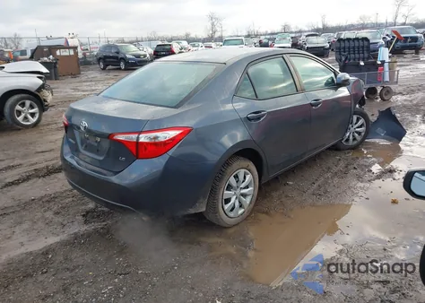 2016 Toyota Corolla Le from USA, damaged, VIN 5YFBURHE1GP462682